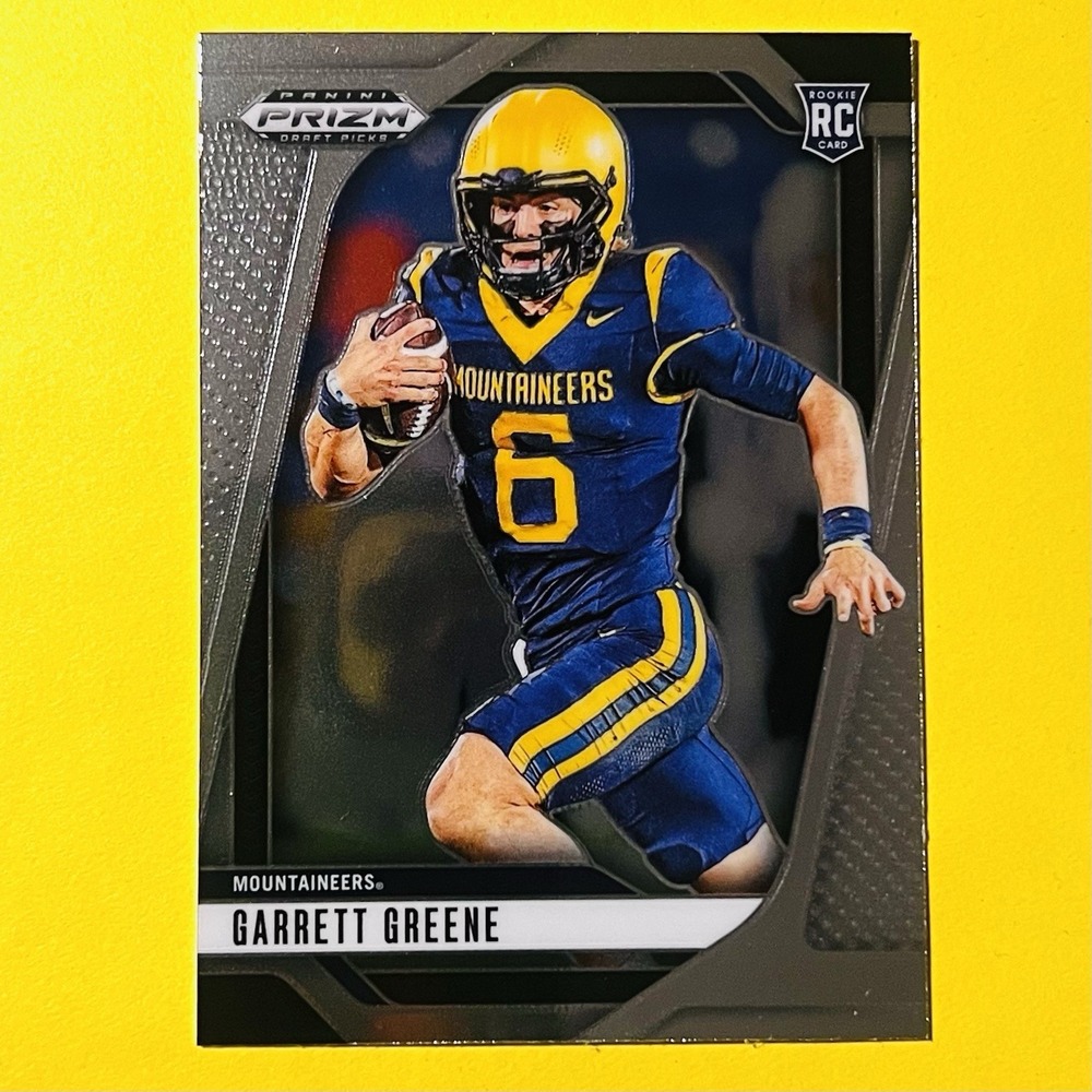 2025 Panini Prizm Draft Picks Garrett Greene Rookie RC #148 West Virginia WVU